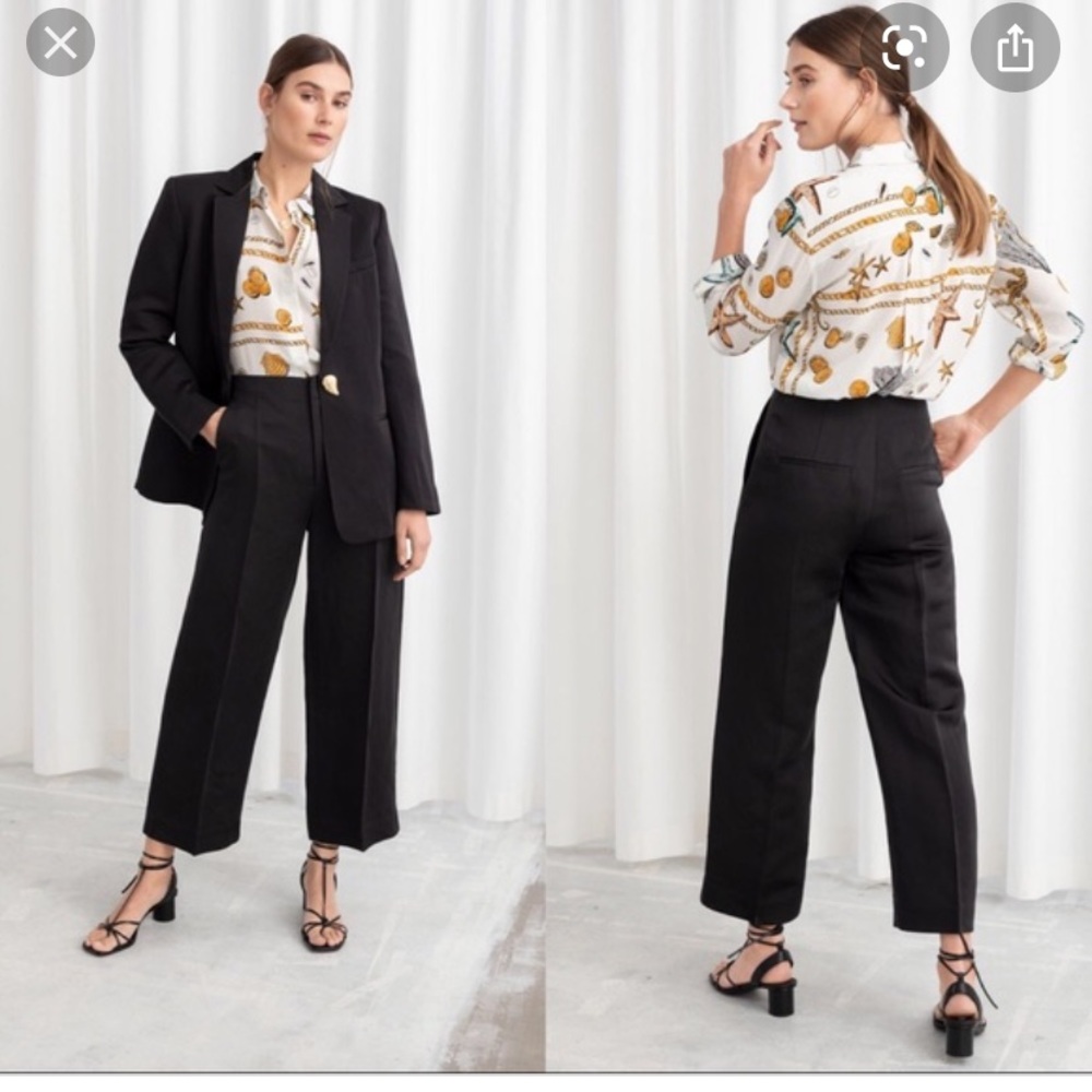 &Other Stories Linen Blend Pants